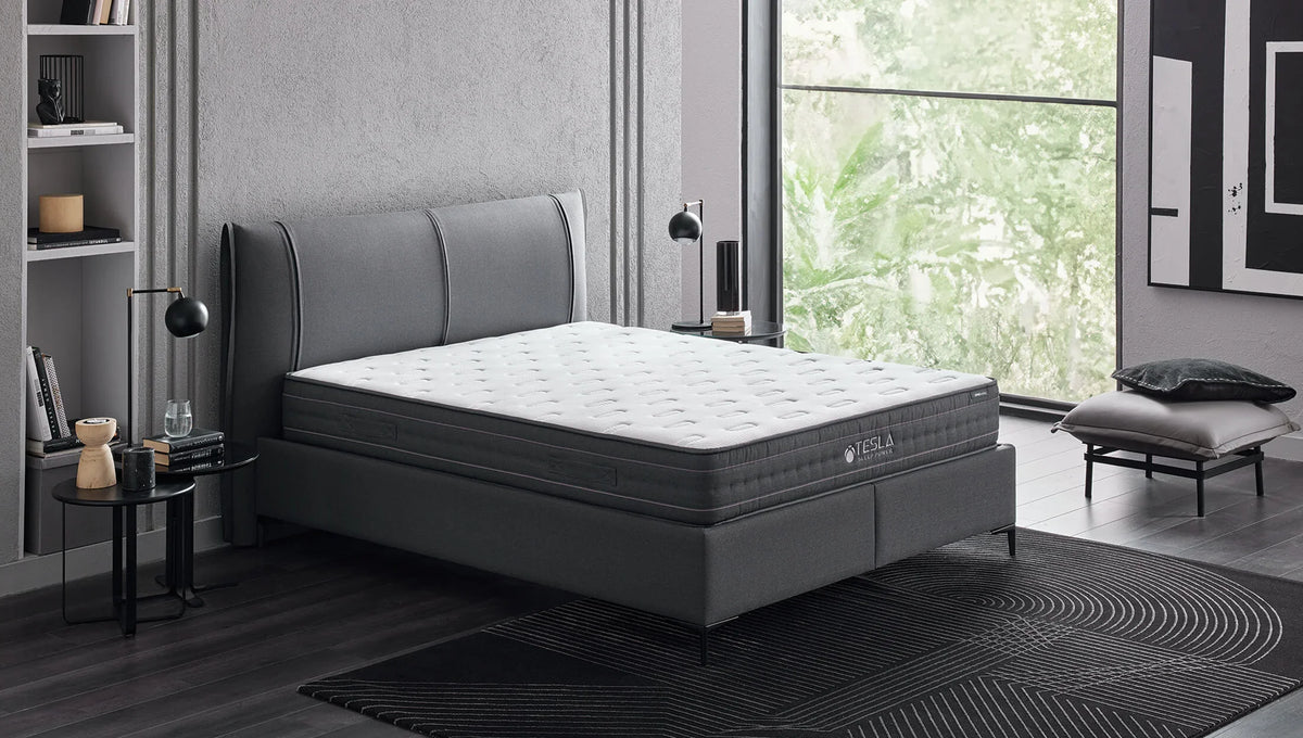 Матрак «Tesla Sleep Power» с лятна и зимна страна, с покет пружинна система, 25 см