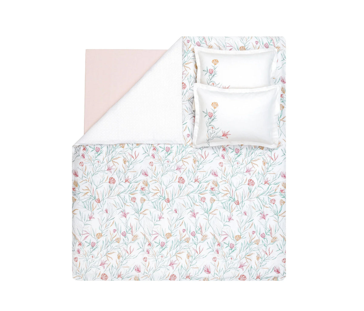 Двоен спален комплект «July» - 4 части, памучен сатен