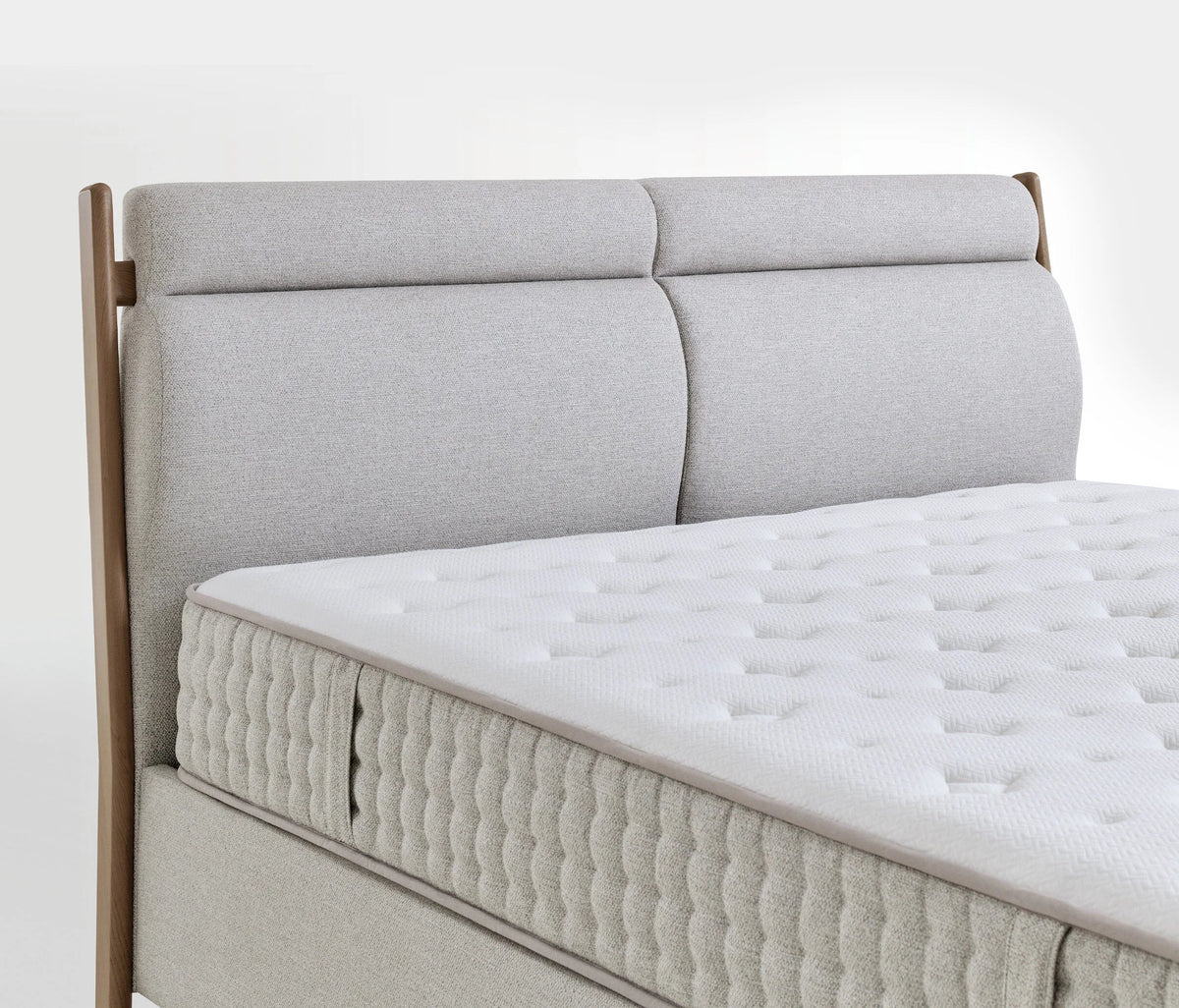 Тапицирано легло «Ergonomic Air» + табла - с място за съхранение, повдигащ механизъм, система за безшумно затваряне