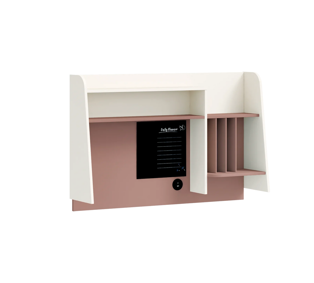 Надстройка за бюро «Elegance» + USB зарядна станция, LED осветление, размер 117х70х28см