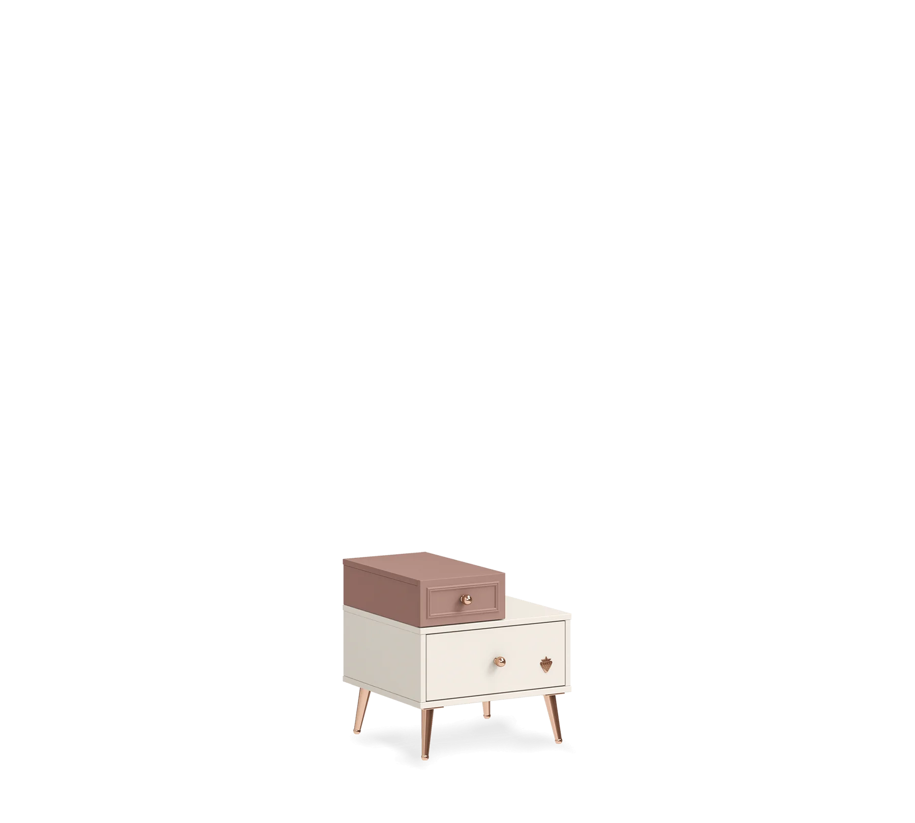 Нощно шкафче «Elegance» + две чекмеджета, размер 47х48х44см