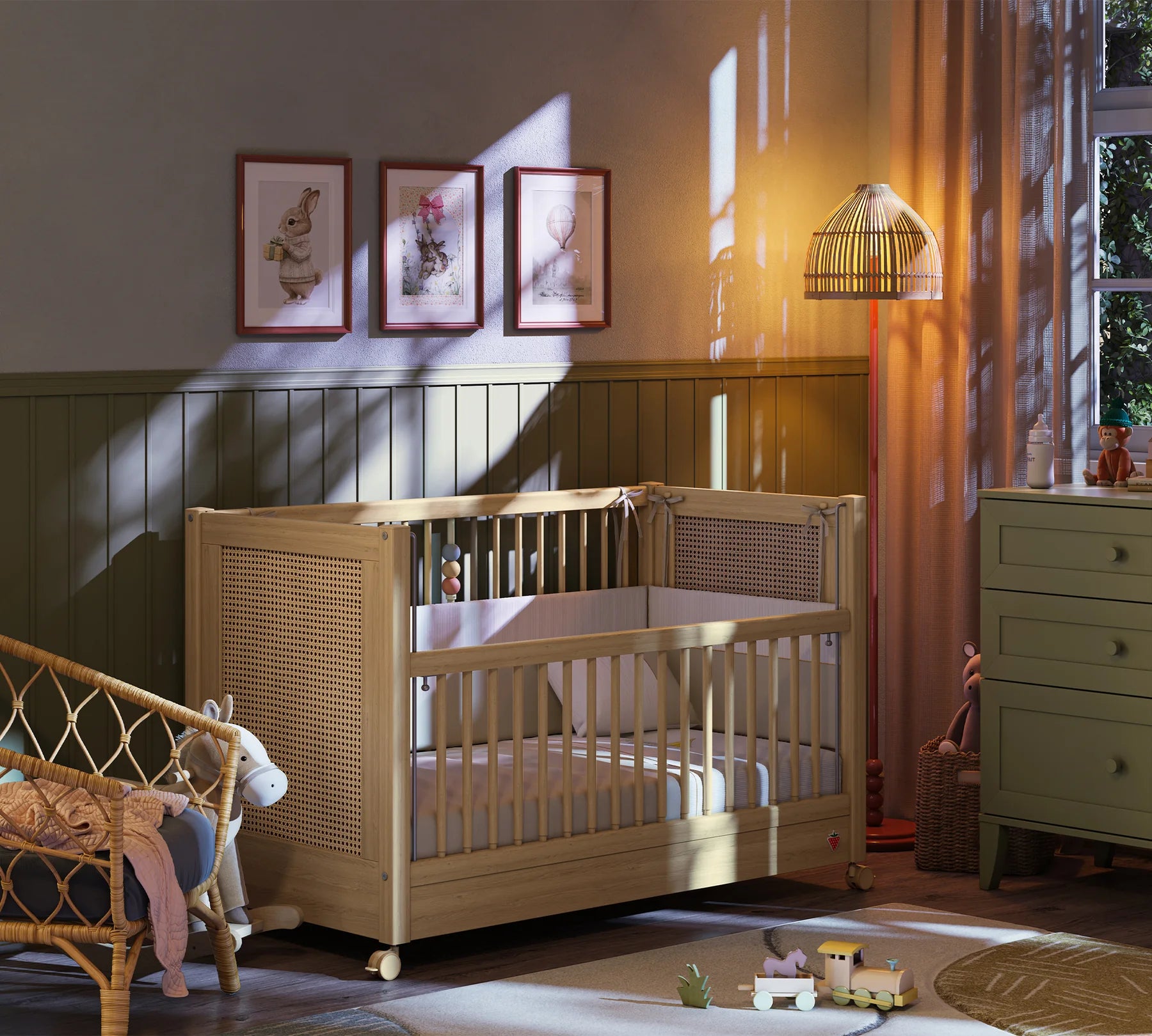 Бебешка кошара «Loof Baby» размер 60x120cm