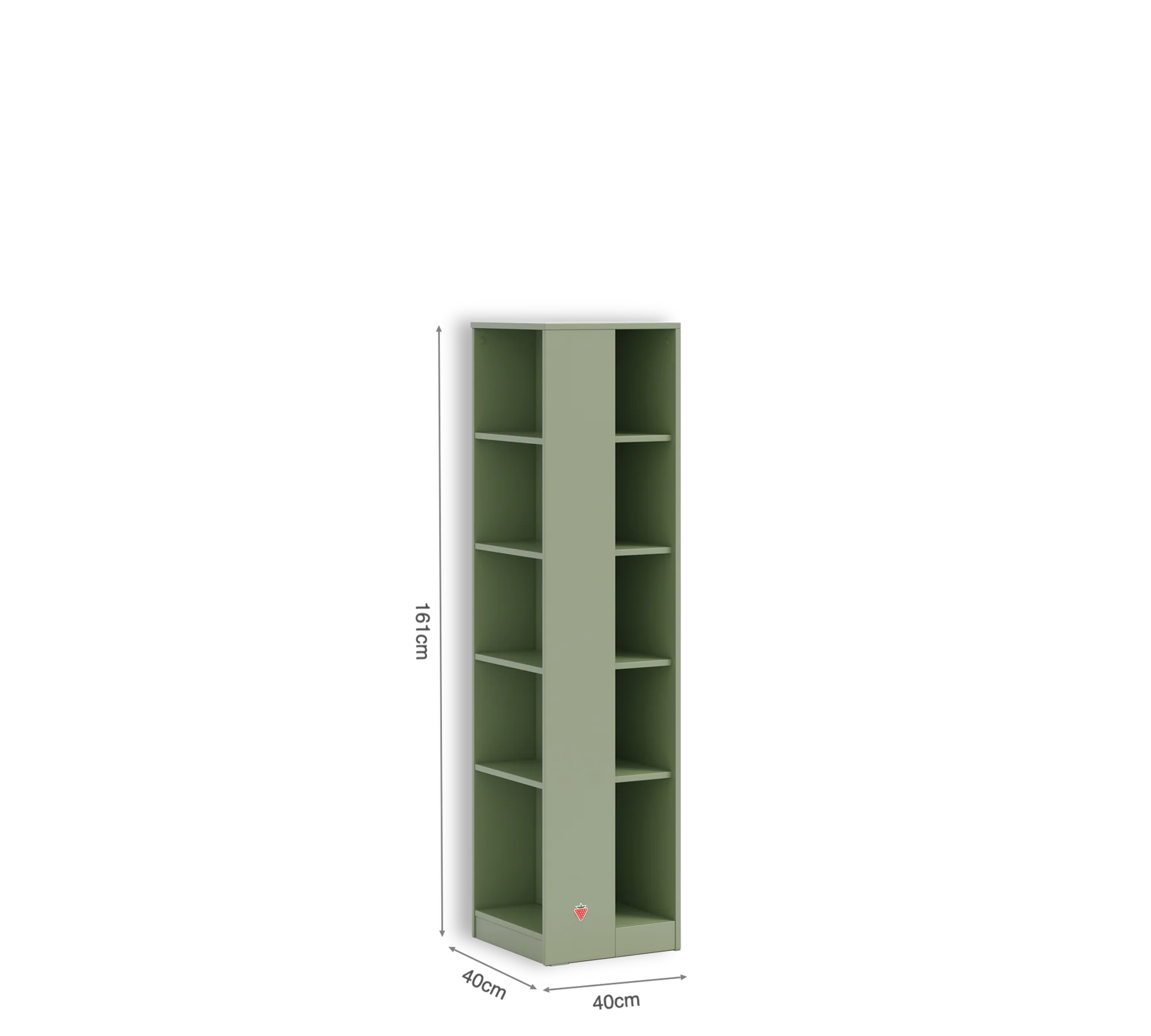 Библиотека «Green» с размер 40x161x40см