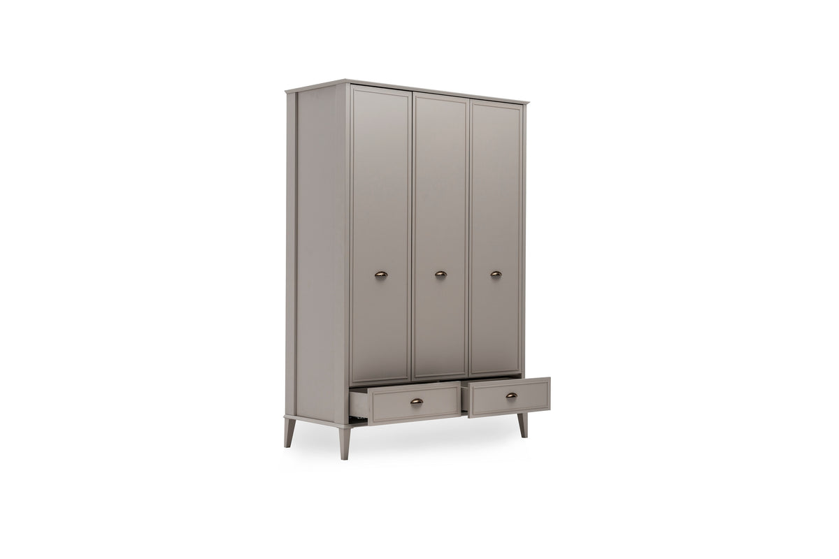 Трикрилен гардероб «Alacati» - ширина 140см