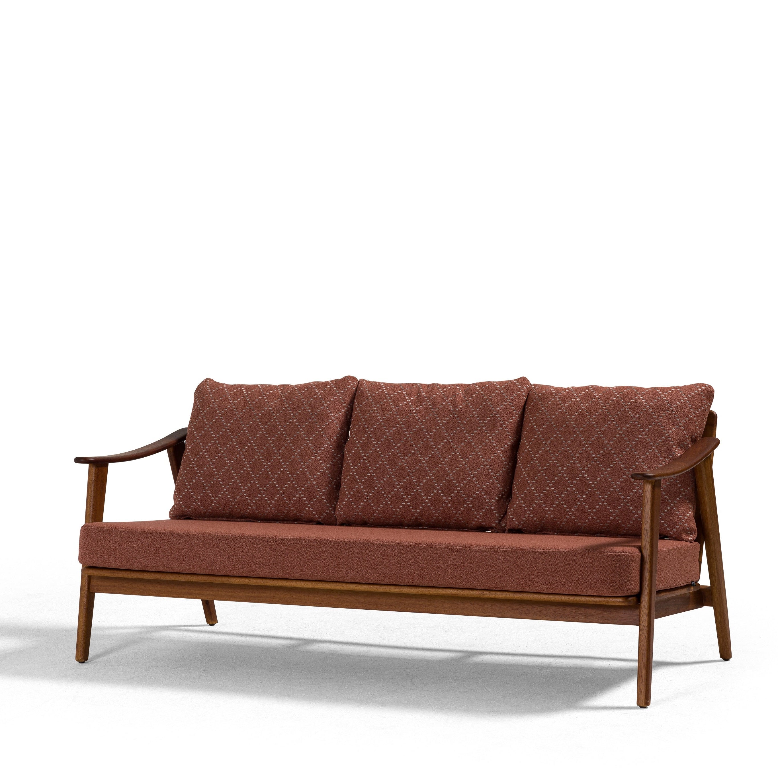 Градинско канапе «Harley» с африкански тик