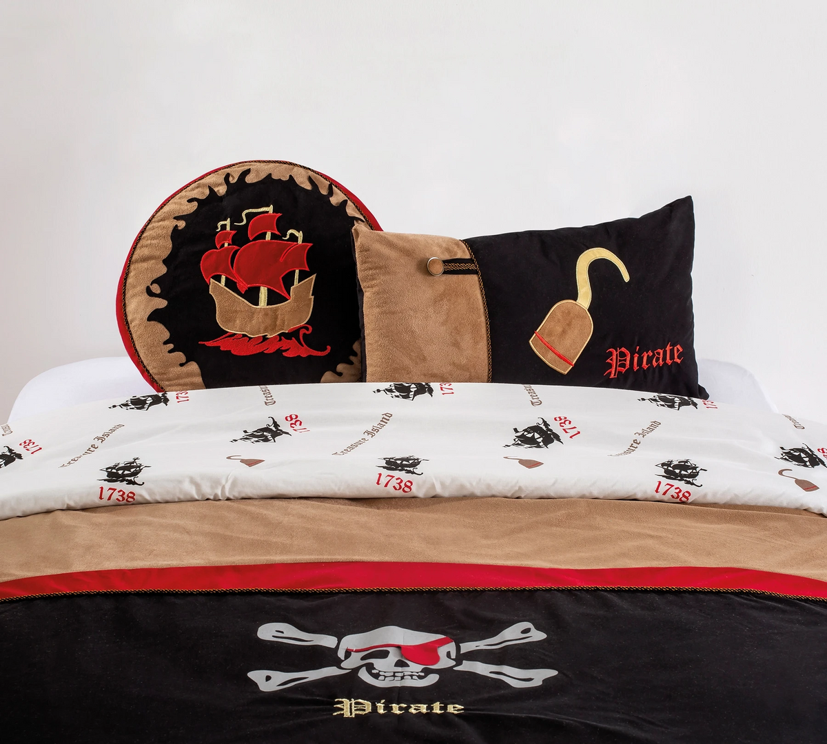 Покривало за легло «Pirate Hook» + калъфка, с възглавница, размер 90-100см