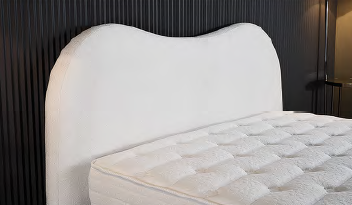 Тапицирано легло «Rado» + Матрак и табла - с място за съхранение, повдигащ механизъм