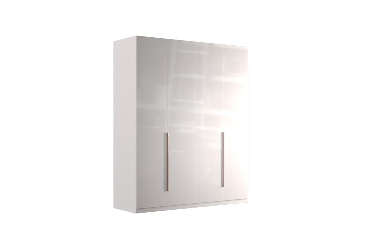 Четирикрилен гардероб «Legato White» - ширина 180см