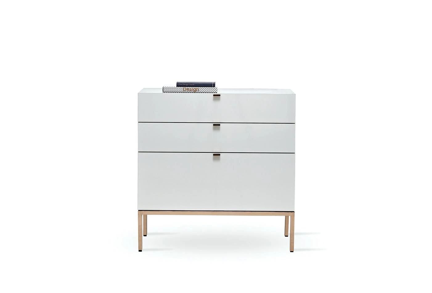 Шкаф «Legato White» с три чекмеджета и органайзер, размер 80х81х48см