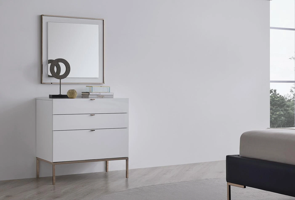 Шкаф «Legato White» с три чекмеджета и органайзер, размер 80х81х48см