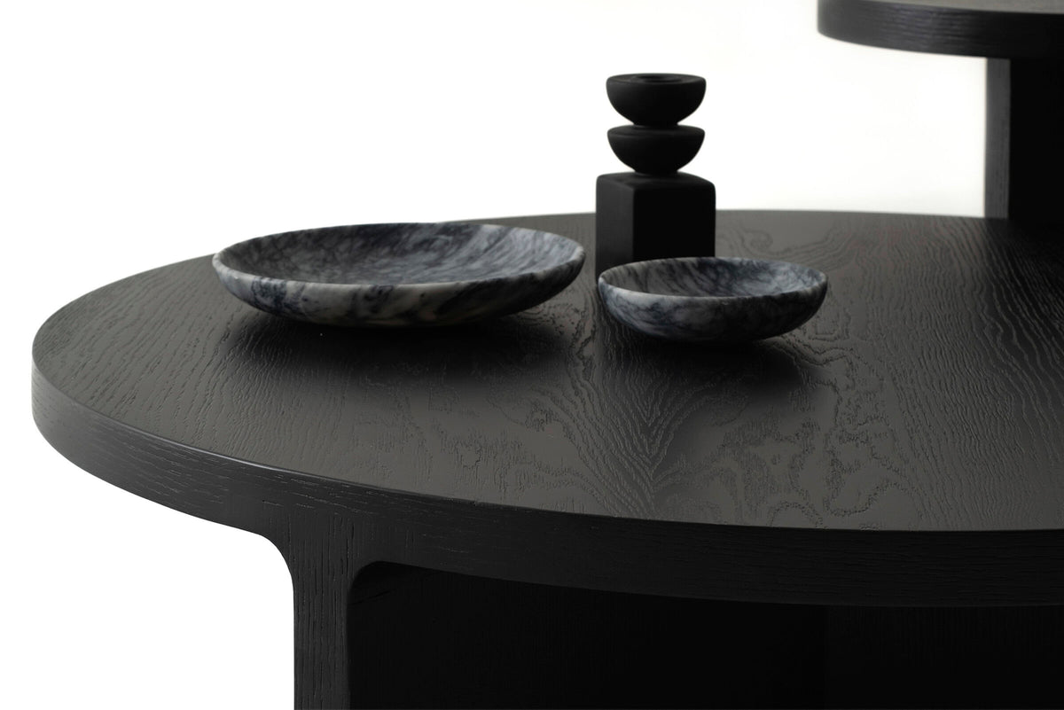 Холна маса «Max» с естествен фурнир, размер 100х39х100см