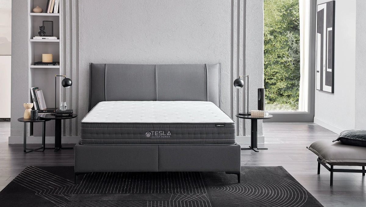 Матрак «Tesla Sleep Power» с лятна и зимна страна, с покет пружинна система, 25 см