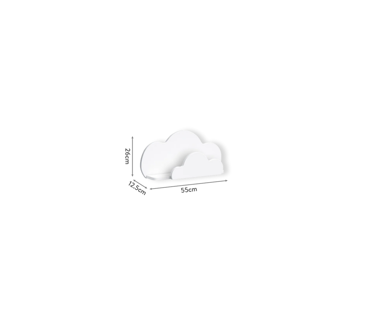 Етажерка за стена «Cloud»