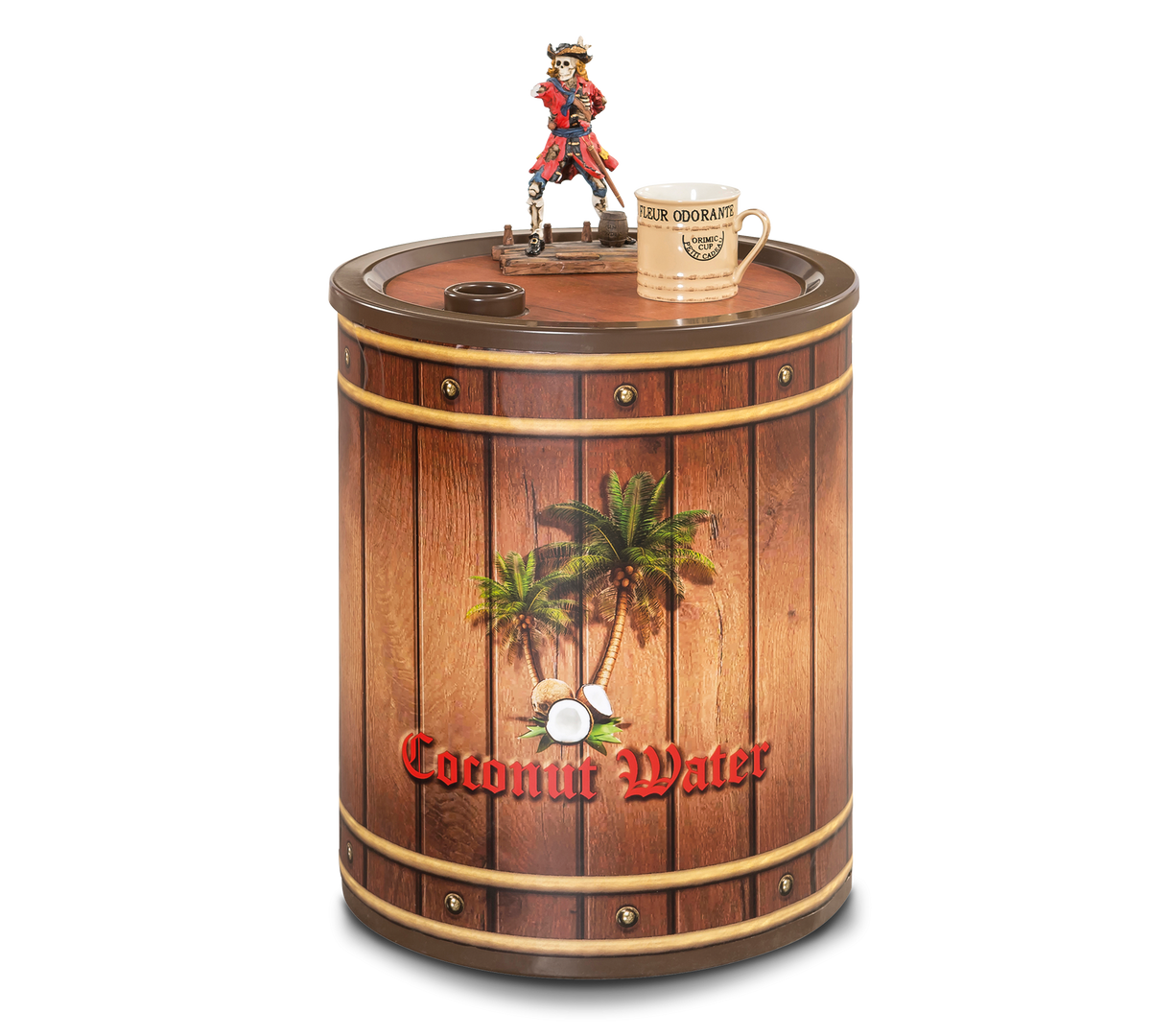 Нощно шкафче «Pirate Gallon» с място за съхранение, размер 41х49х41см