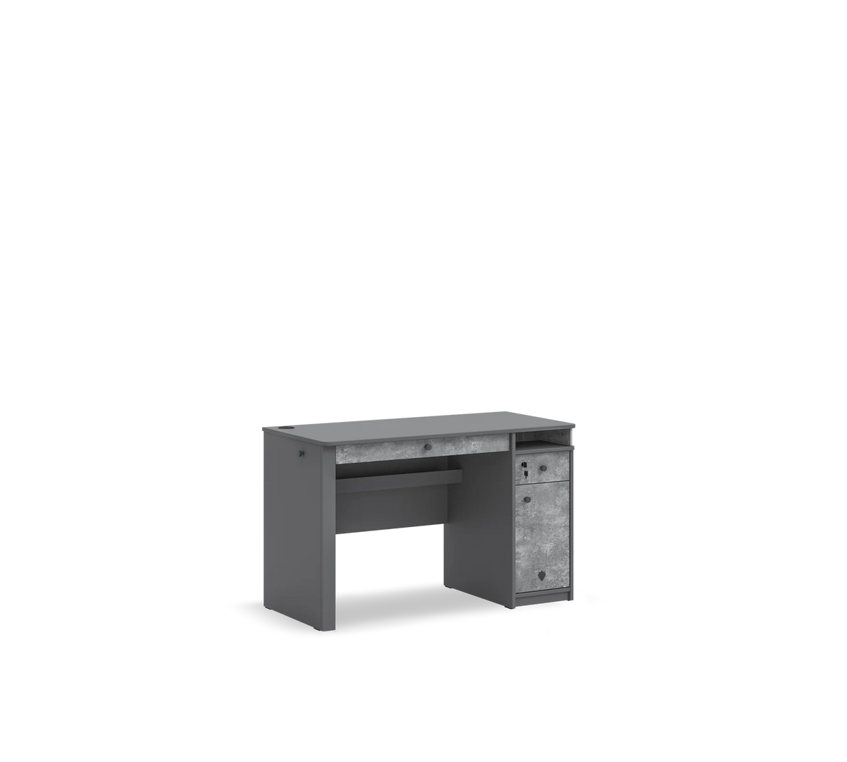 Бюро «Space Gray» с чекмеджета, размер 121x75x57см