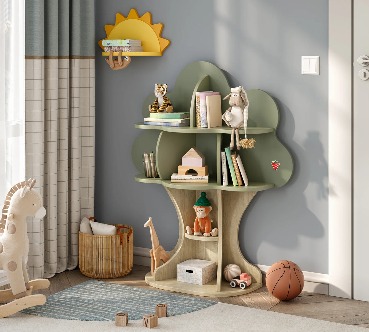 Библиотека «Tree» с размер 83x99x27см