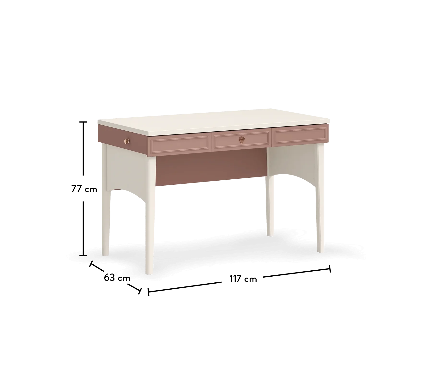 Бюро «Elegance» с размер 117x77x63