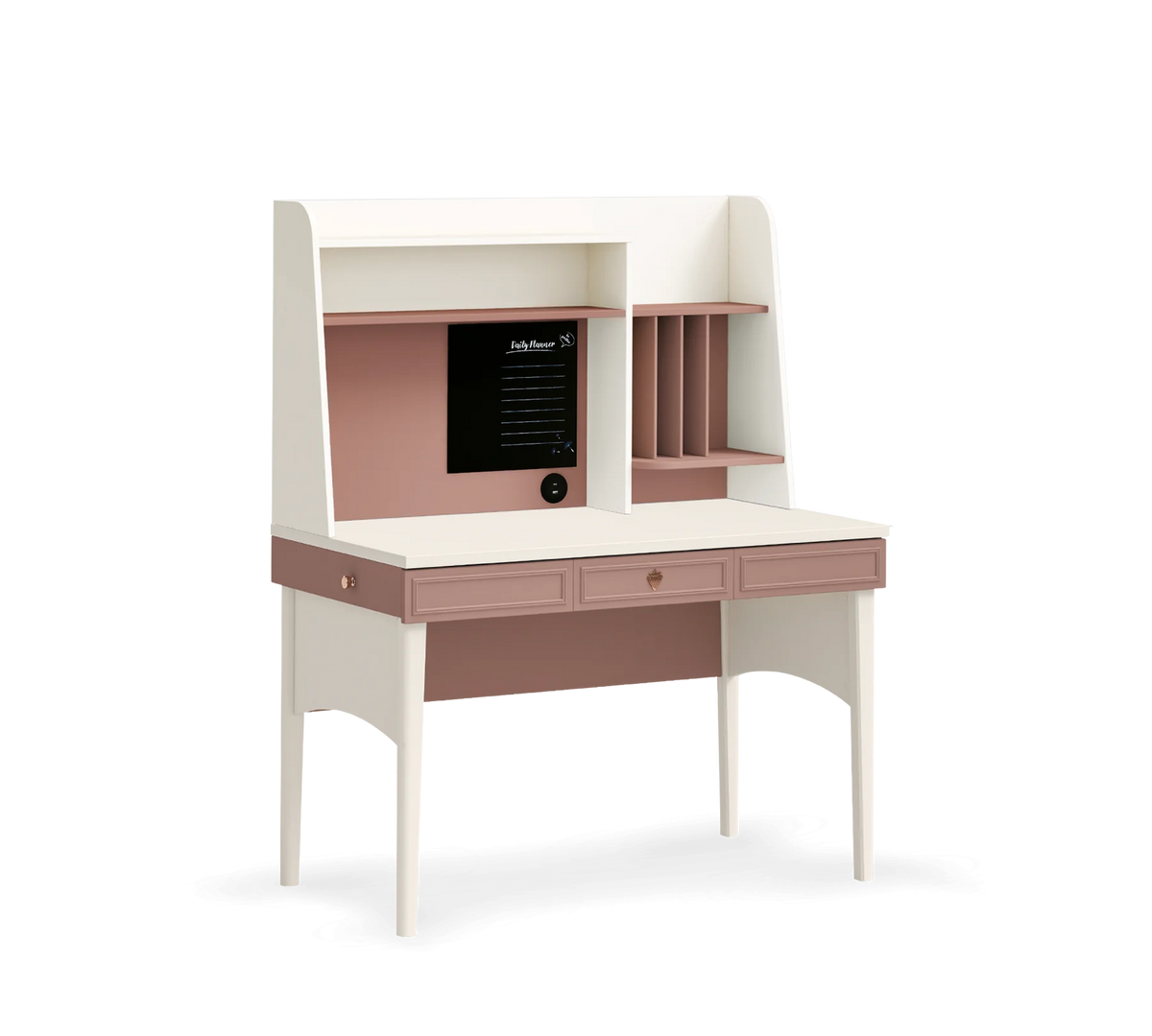 Надстройка за бюро «Elegance» + USB зарядна станция, LED осветление, размер 117х70х28см