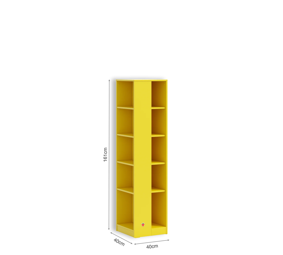 Библиотека «Yellow» с размер 40x161x40см