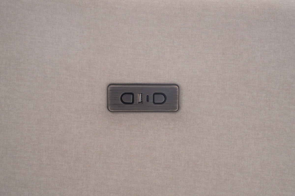 Модулен разтегателен диван «Como» с електрически механизъм, USB зарядна станция