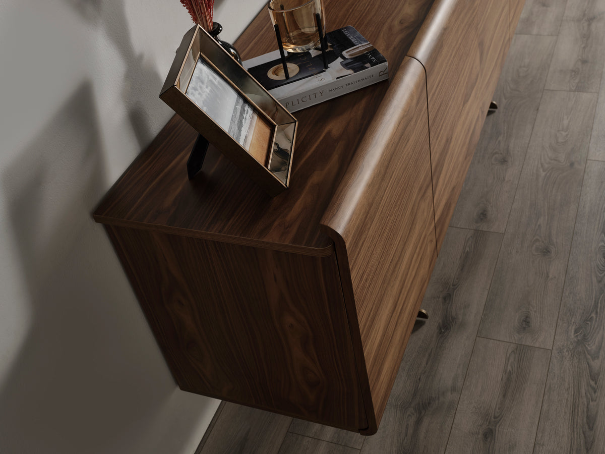 Бюфет «MK 43» с естествен фурнир, размер 208х82х48см
