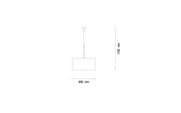 Висяща лампа за таван «Mimosa»