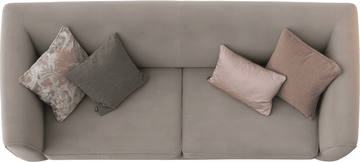 Триместен разтегателен диван «Aston Villa» + 2 декоративни възглавници, ширина 216см