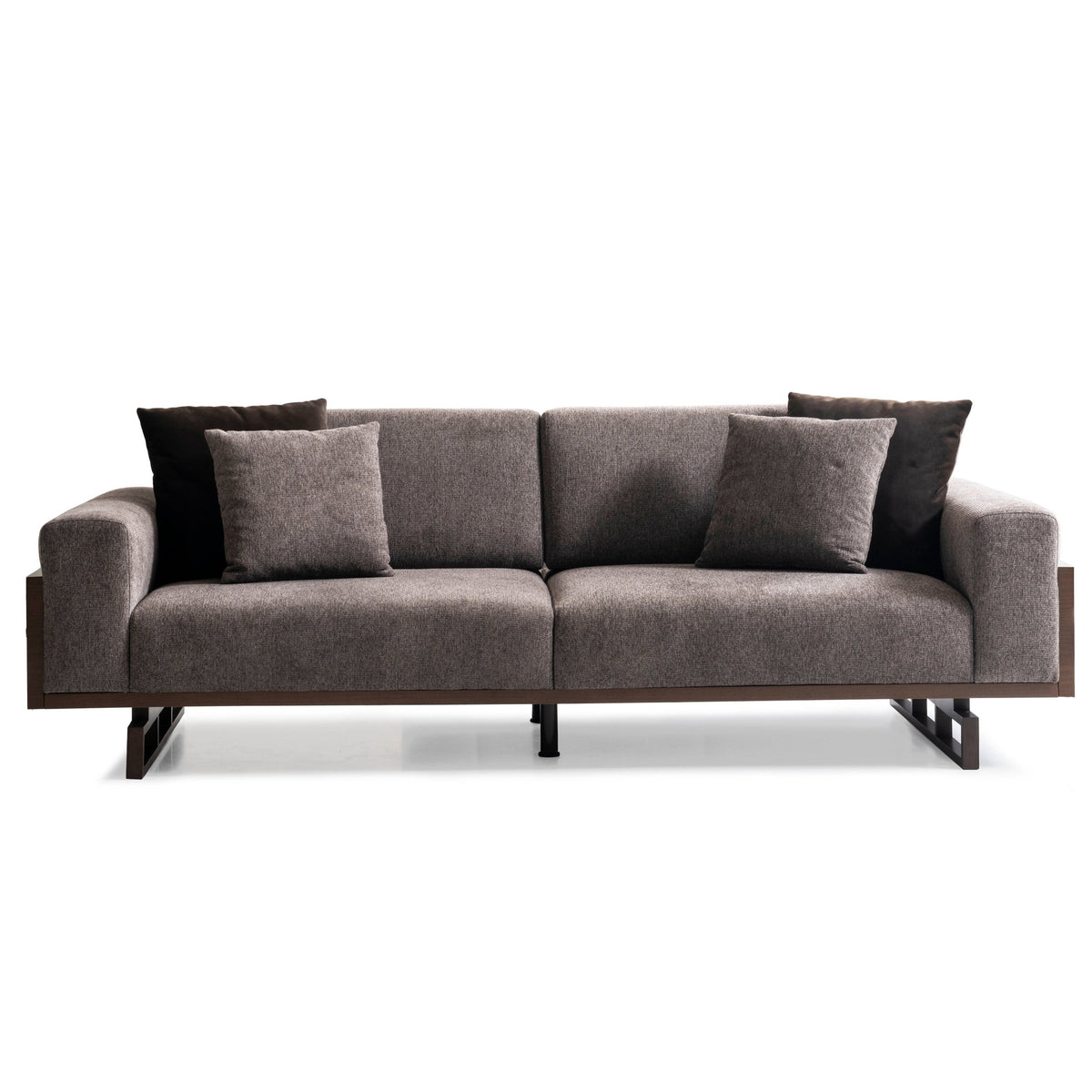 Триместен разтегателен диван «Harmony» + 2 декоративни възглавници, ширина 240см