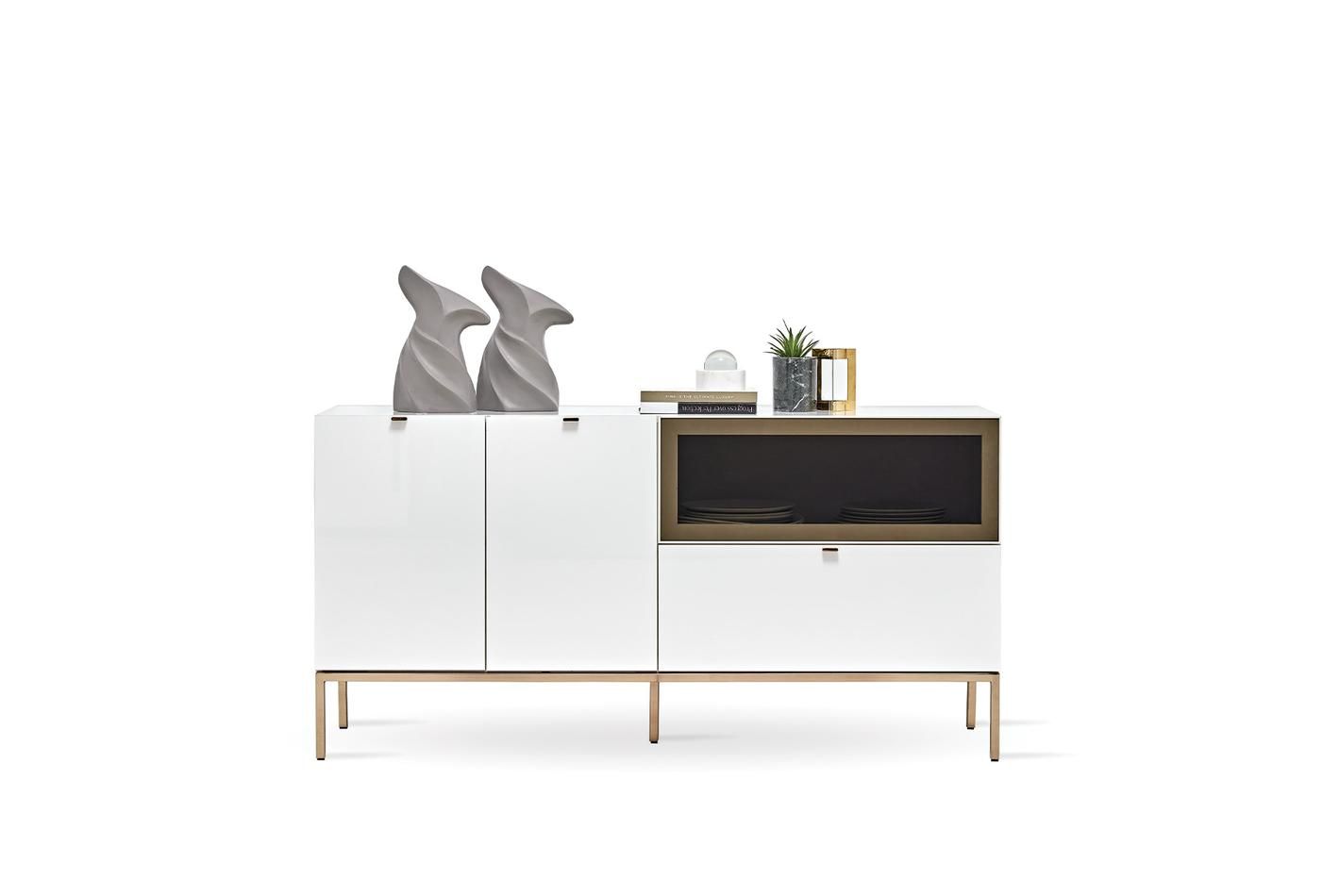 Бюфет «Legato White» с чекмедже, размер 160х81х48см