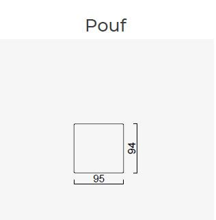 26 модула за модулен диван «Plus Poufy»