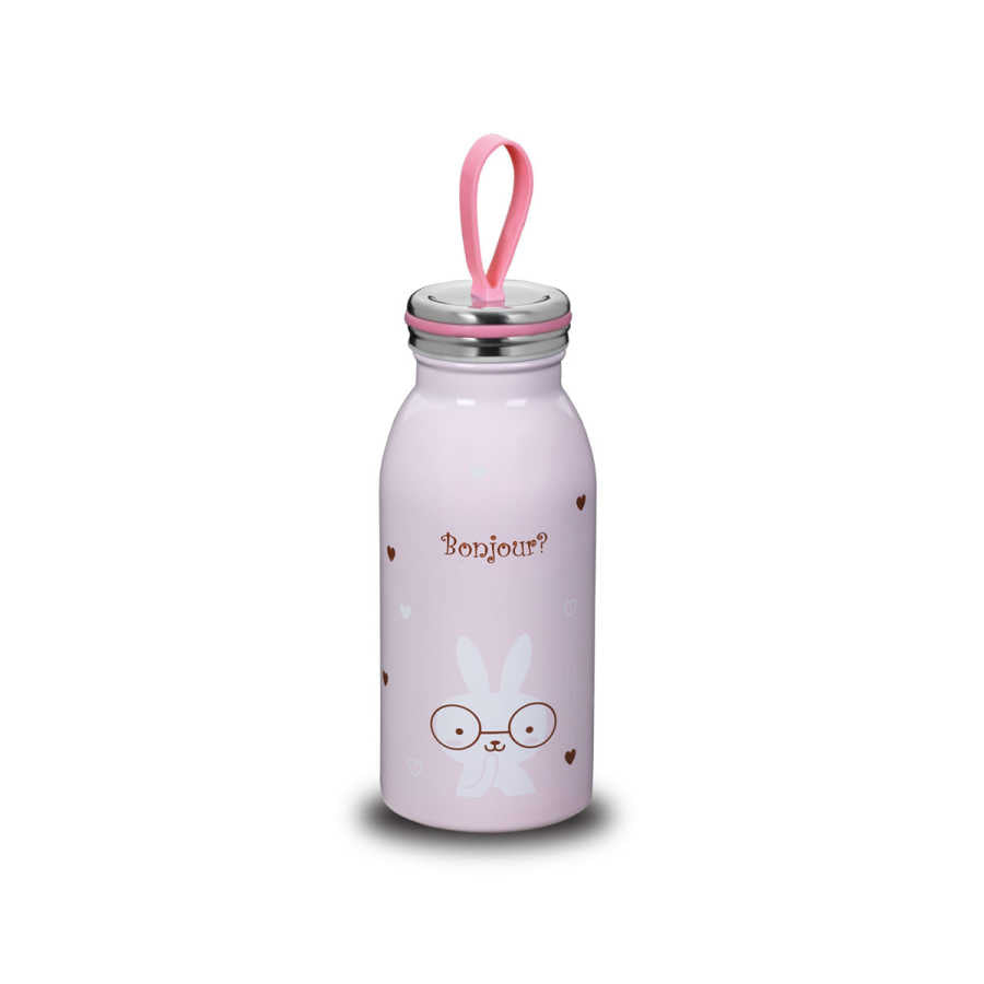 Метална бутилка Korkmaz A691 Bambino 350ml Розова (6718324867268)